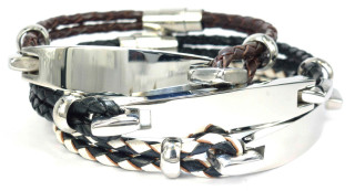 Kožený náramek Bandito 017