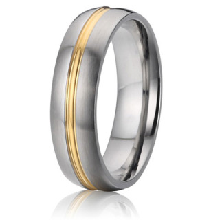 Ocelové snubní prsteny SPPL010