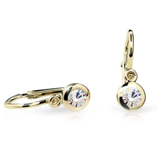 Dětské náušnice Cutie C1537Z Cz White