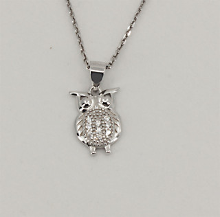 Stříbrný přívěsek ve tvaru sovy 3030760004
