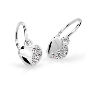 Dětské naušnice Cutie C2160-B CZ White