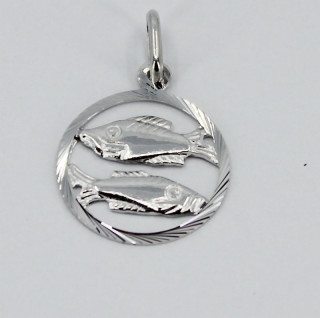 Stříbrný přívěsek se znamením Ryby 3035840010