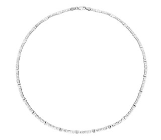 Luxusní stříbrný řetízek na krk 302456