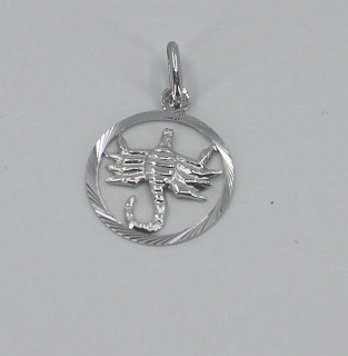 Stříbrný přívěsek se znamením Štír 3035800011