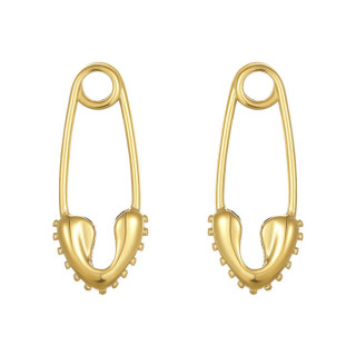 Retro visací náušnice z chirurgické oceli WJHE1118