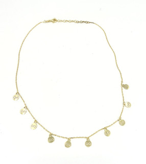 Pozlacený náhrdelník ze stříbra 3114590001