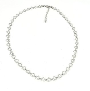 Stříbrný náhrdelník srdíčka 3131700002