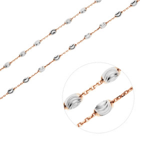 Moderní dámský náhrdelník stříbrný 306967