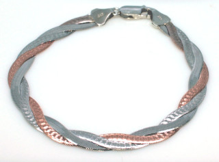 Náramek na ruku stříbro 304983