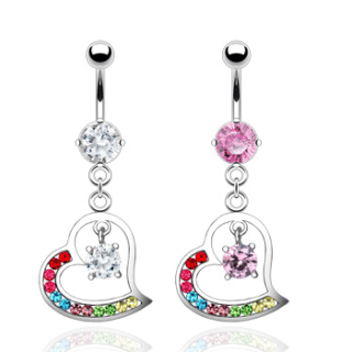 Piercing pupíku 6112