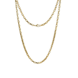 Pánský pozlacený řetízek z chirurgické oceli MNSS48GD