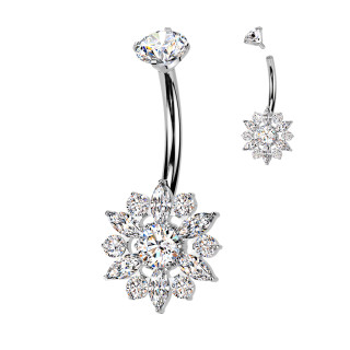 Piercing do břicha z titanu SETIN69-ST