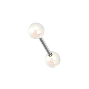 Piercing jazyka 1103 - White