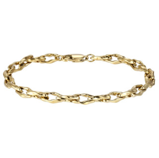 Pozlacený náramek z chirurgické oceli BSS1170GD