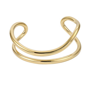 Náramek bangle pozlacená chirurgická ocel MBSG32GD