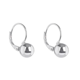 Stříbrné náušnice visací kuličky 311631002