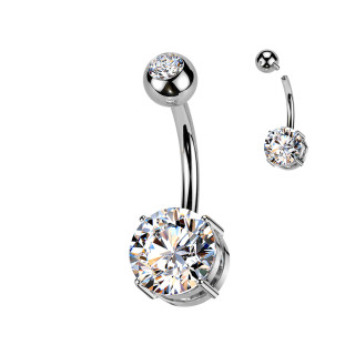 Titanový pírsing se zirkony SETIN60ST-CZ