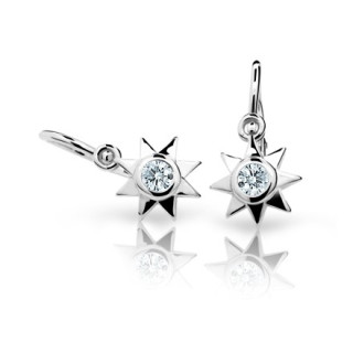 Zlaté náušnice pro děti Cutie C1995B-CZ