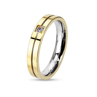 Ocelový prsten Spikes 2122