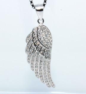 Stříbrný přívěsek andělské křídlo 305034