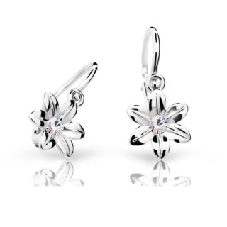 Dětské náušnice Cutie C1993B CZ White