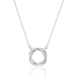 Moderní stříbrný náhrdelník pro ženy a dívky 3139940001