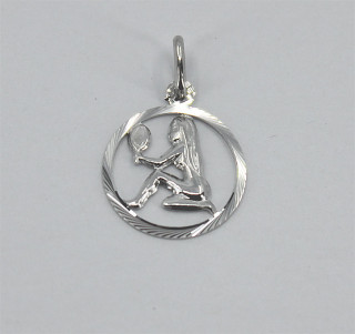 Stříbrný přívěsek se znamením Panna 3035780011
