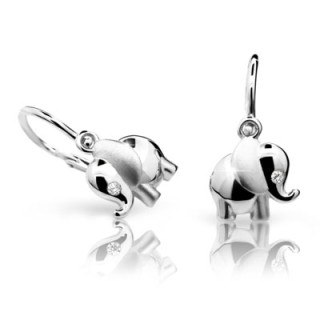 Zlaté náušnice pro miminka C1955B-Slůně