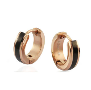 Náušnice z chirurgické oceli kroužky Inori INER93D