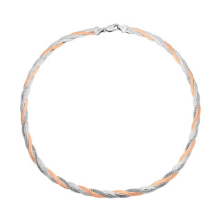 Pozlacený stříbrný náhrdelník 304984