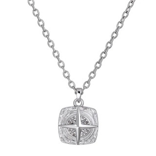 Ocelový náhrdelník směrová růžice Genco GPSS1609ST