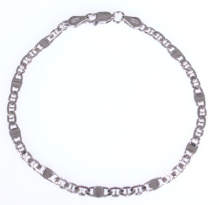 Náramek na ruku stříbro 302455