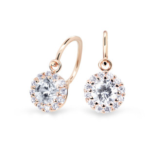 Dětské náušnice zlaté Cutie Jewellery C2745R CZ White