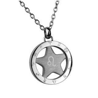Ocelový přívěsek se znamením horoskopu Lev PSS65