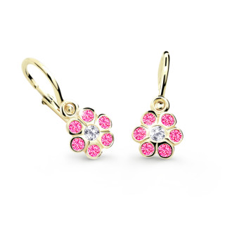 Náušnice pro miminka Cutie Jewellery C1737Z-Malinová