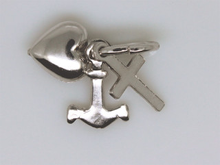 Přívěsek na řetízek láska-víra-naděje 303463