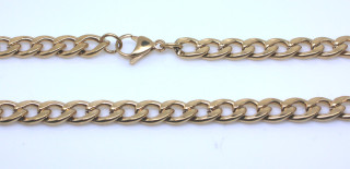 Pozlacený řetízek z chirurgické oceli WJHN176GD