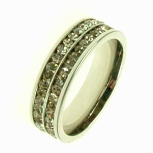 Ocelový prsten R1188