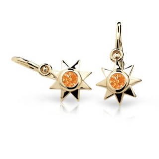 Náušnice pro miminko Cutie C1995Z-Orange