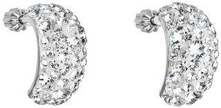 Stříbrné náušnice Swarovski elements 31164.1 White