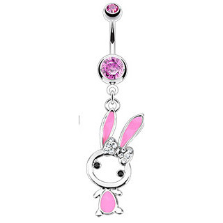 Piercing pupiku 12431 - Pink