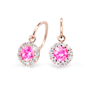 Dětské náušnice z růžového zlata C2745R-Tcf Red