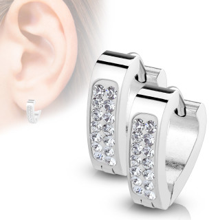 Náušnice srdce 7087