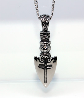 Ocelový náhrdelník chirurgická ocel WJHP0006