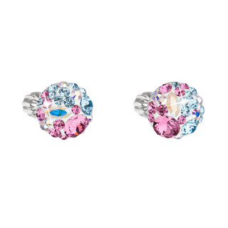 Stříbrné náušnice s krystaly Swarovski 31336.3