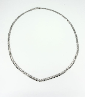 Moderní stříbrný náhrdelník 3056230048