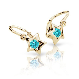 Náušnice pro miminko Cutie Jewellery C1942Z Mint Green