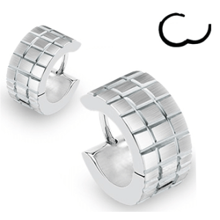 Ocelové náušnice Spikes 0319