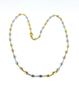 Luxusní pozlacený náhrdelník stříbro 925 3104750020