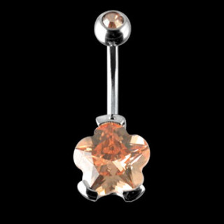 Piercing do břicha skamínkem SEDFSC9-CHM